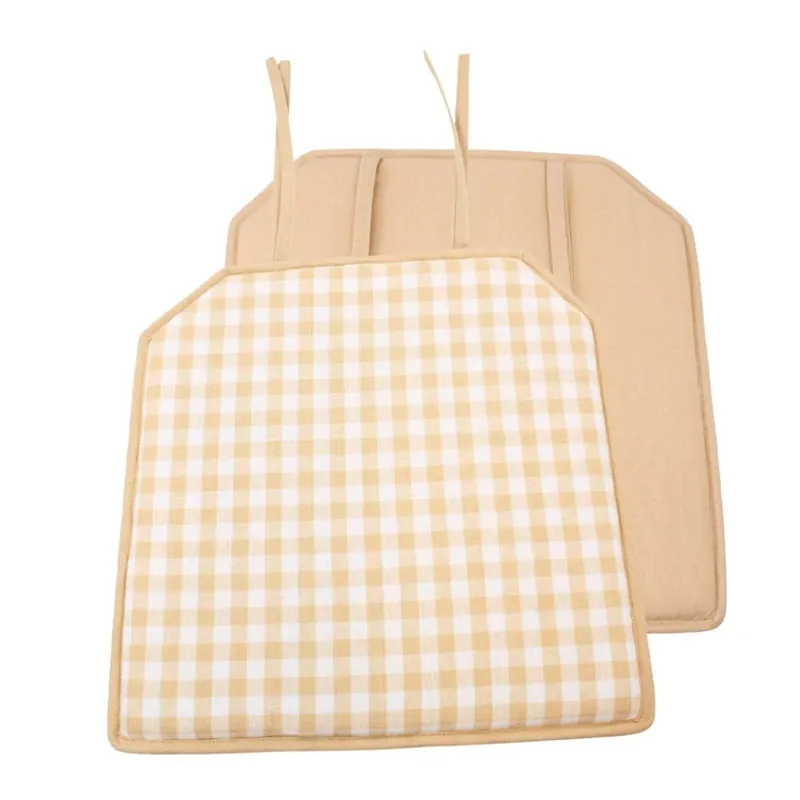 Podsedák béžové káro Home Elements Horká Nabídka