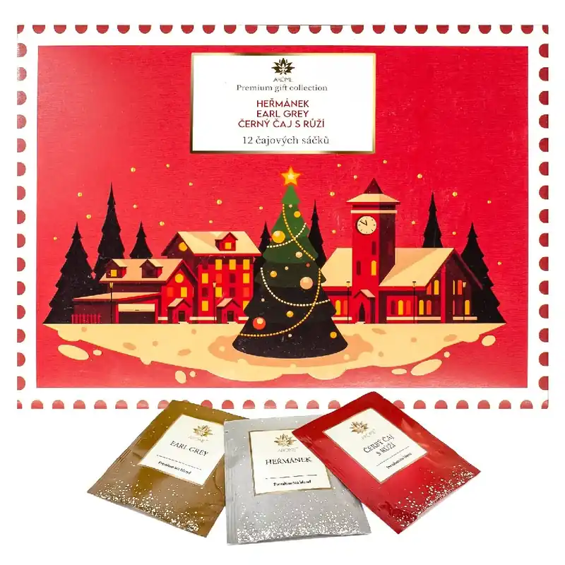 Premium gift collection - Heřmánek, Earl Grey, Černý čaj s růží ARÔME Časově Omezené