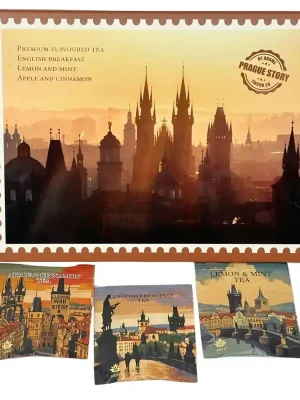 Premium gift collection - English Breakfast, Citrón a máta, Jablko a skořice ARÔME Finální Výprodej