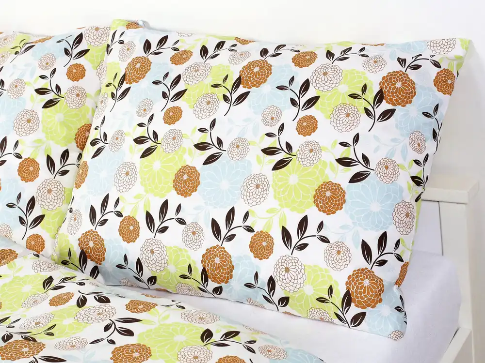 Povlečení bavlněné, Barevné květy Dreamy Linens Pouze Dnes