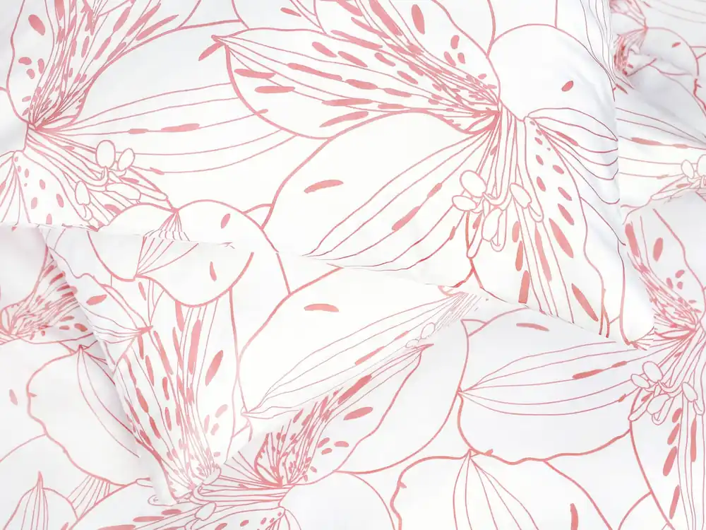 Rychlé Dodání Povlečení saténové, Lilie Dreamy Linens