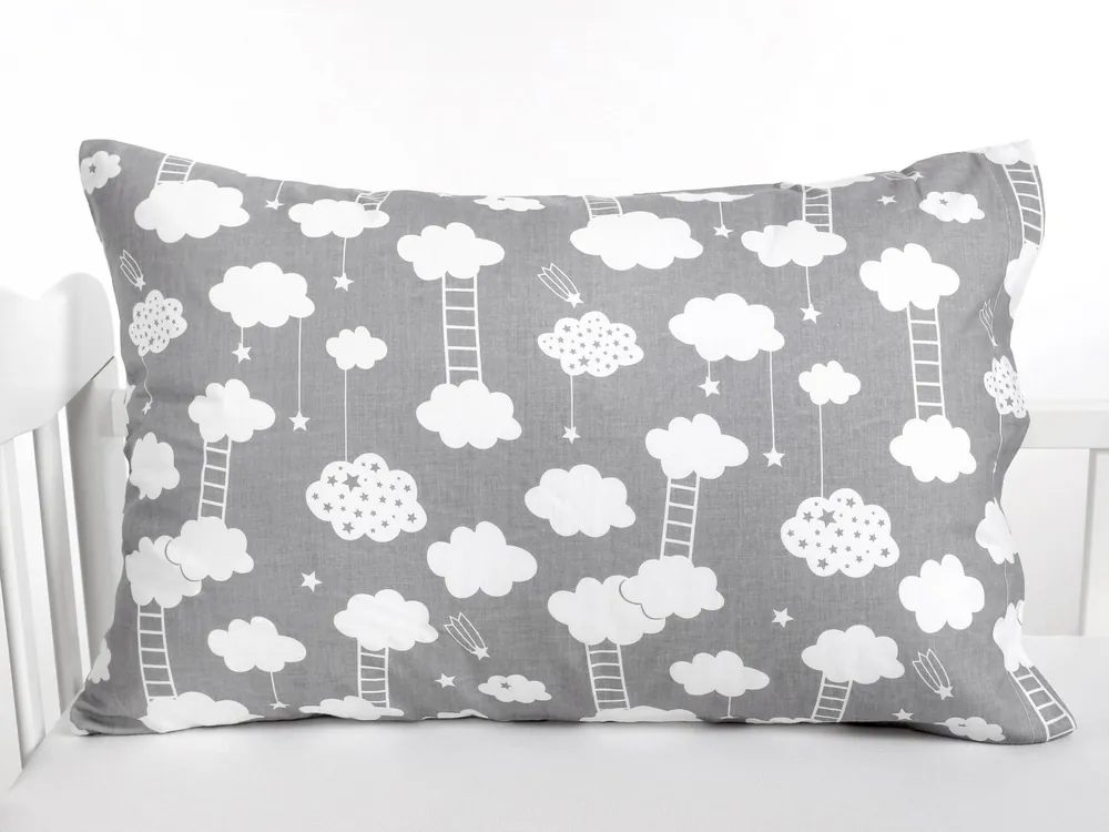 Povlečení bavlněné šedé Mráčky Dreamy Linens Poslední Šance