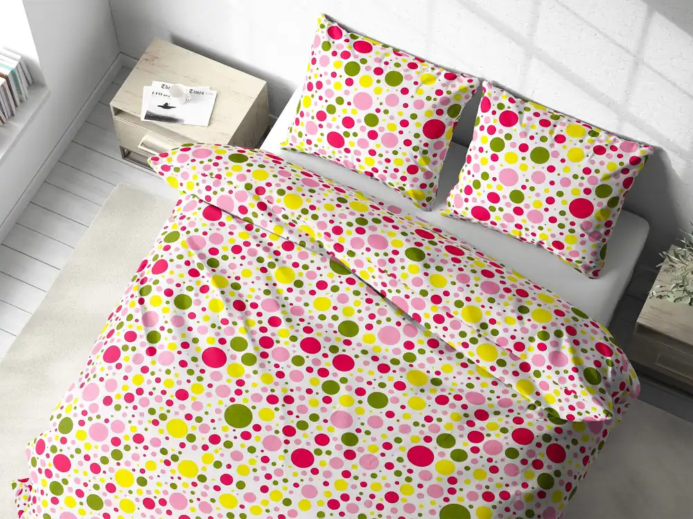 Povlečení bavlněné, Letní puntík Dreamy Linens Objednat Nyní