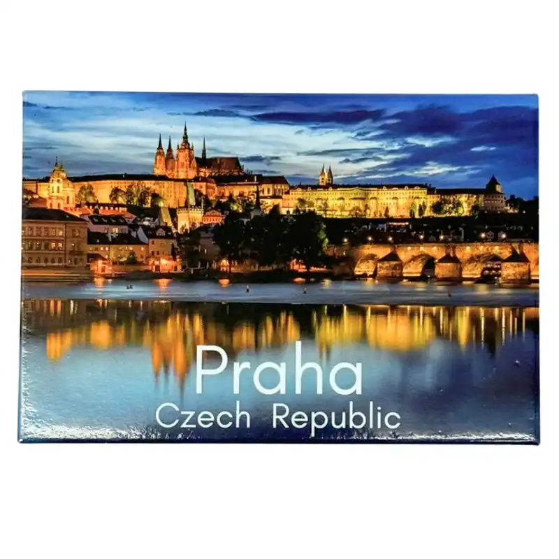 Magnet Pražský hrad s Vltavou GiftyCity Oblíbený