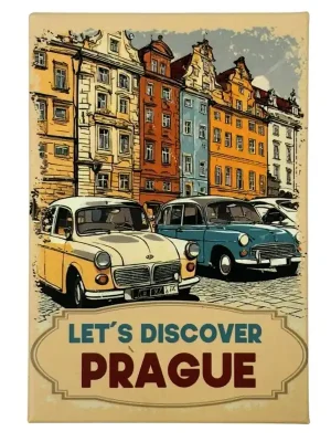 Magnet Let´s discover Prague GiftyCity Autentický