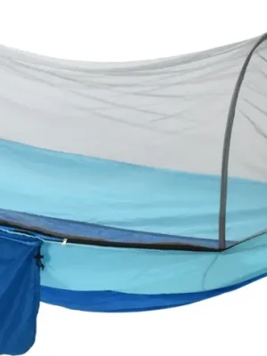 Síť houpací s moskytiérou modrá Home Elements Autentický