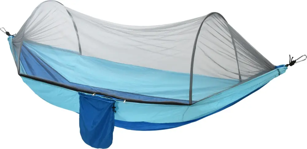 Síť houpací s moskytiérou modrá Home Elements Autentický