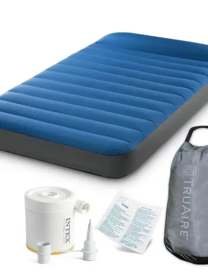 Camping Mattress Twin 99 x 191 x 22 cm Intex Super Cena