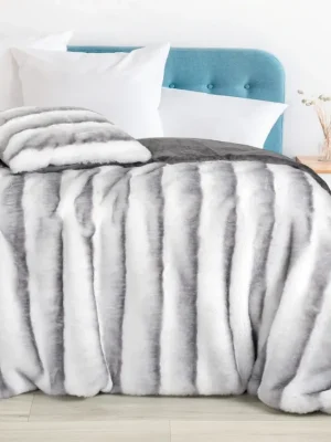 Značkový Mikroplyšová deka, Pruhy Dreamy Linens