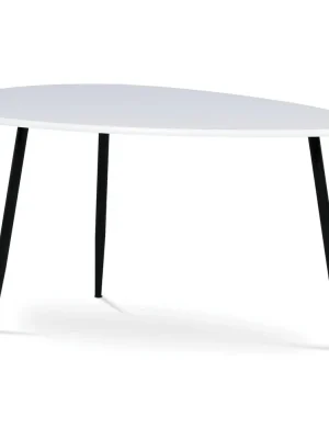 Odkládací stolek 100x60x50cm, mdf, bílá, AF-3012 WT - materiál dřevo Vrácení Zdarma