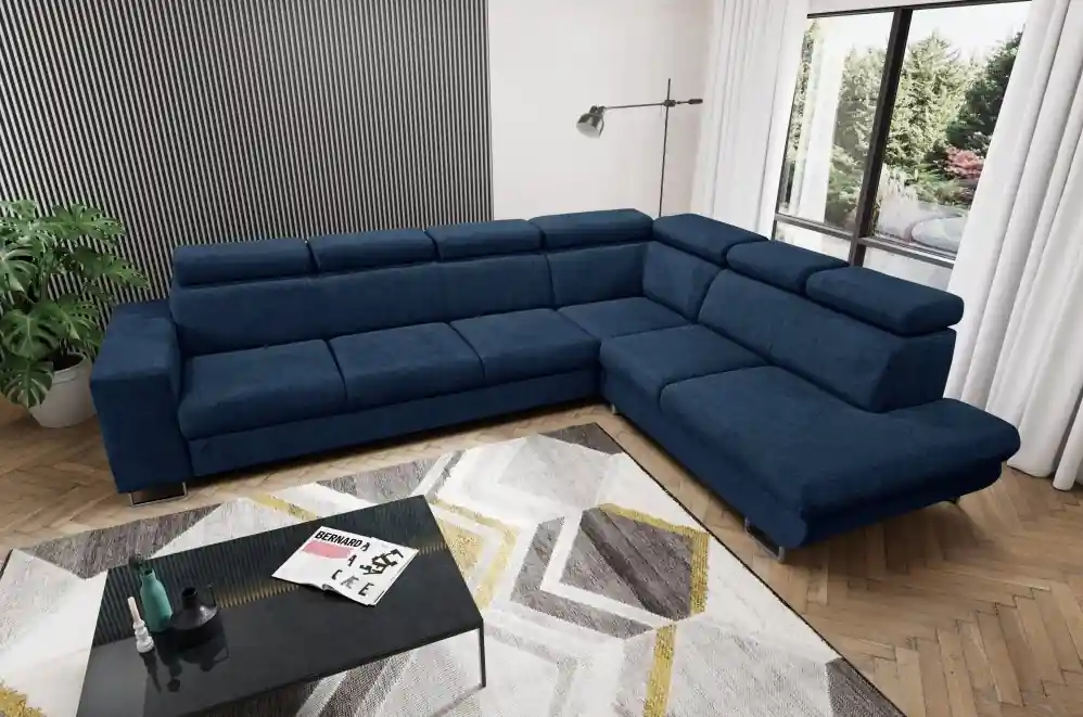 Nejprodávanější Rozkládací rohová sedačka CANIS - Barva modrá eup347156euv1Umístnění rohu levý roh