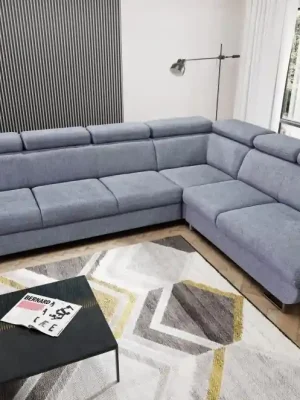 Rozkládací rohová sedačka CANIS - Barva šedá eup347158euv1Umístnění rohu pravý roh Ihned K Objednání