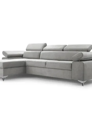 Nejlepší Volba Rozkládací rohová sedačka MARINA MINI 287x174 - Barva světle šedá eup345383euv1Umístnění rohu levý roh