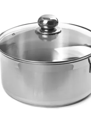 Akční Cena SSW - Rendlík nerezový 24cm a skleněná poklice 5,2l