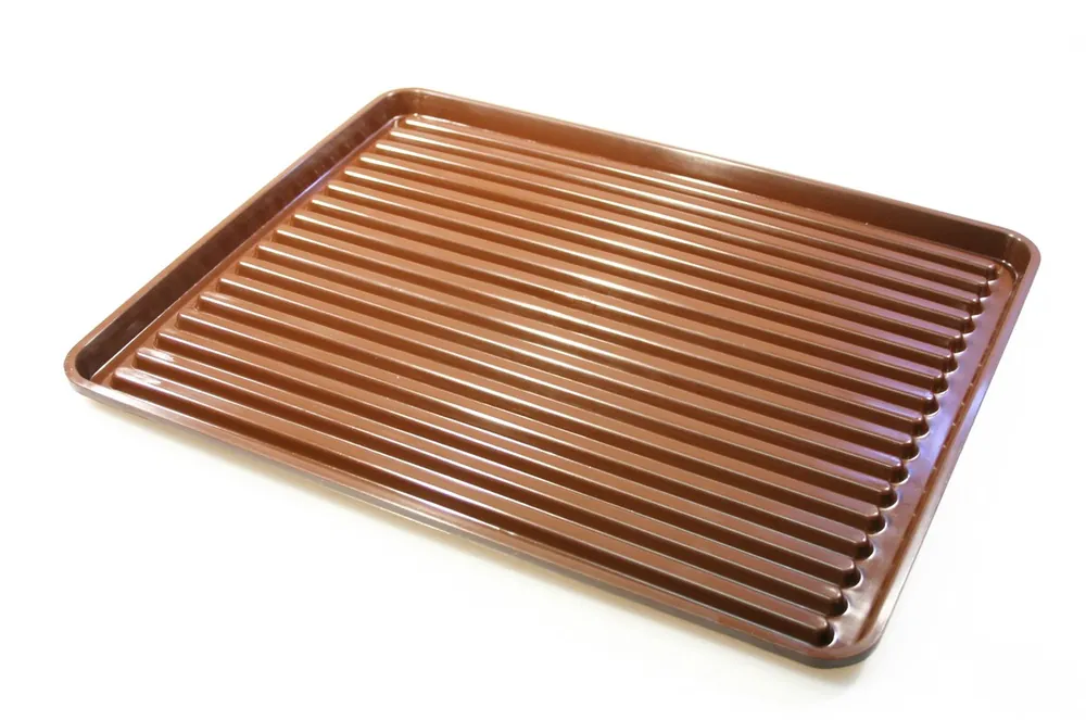 ALFA PLASTIK - Odkapávač na nádobí 50x40cm hnědý, umělá hmota Tovární Cena