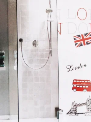 Bezpečná Platba BISK - Závěs sprchový LONDON