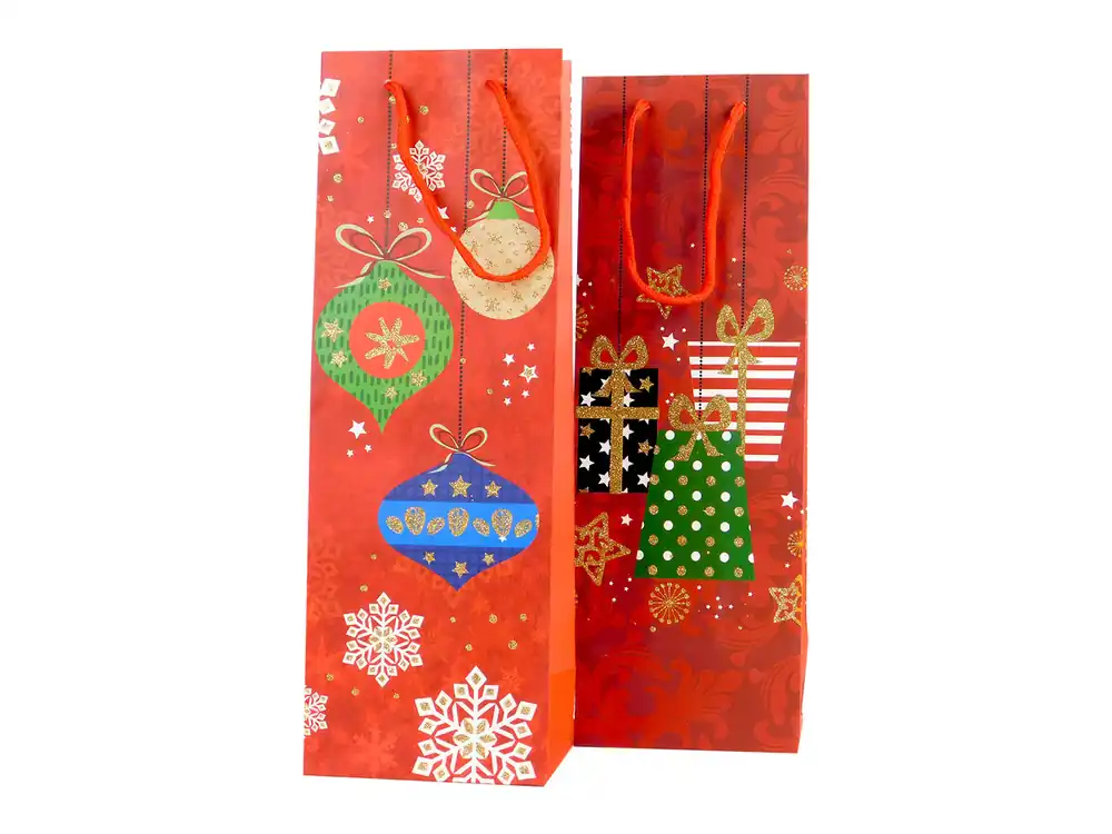 PROHOME - Taška vánoční 12x35x9cm různé motivy Vrácení Zdarma
