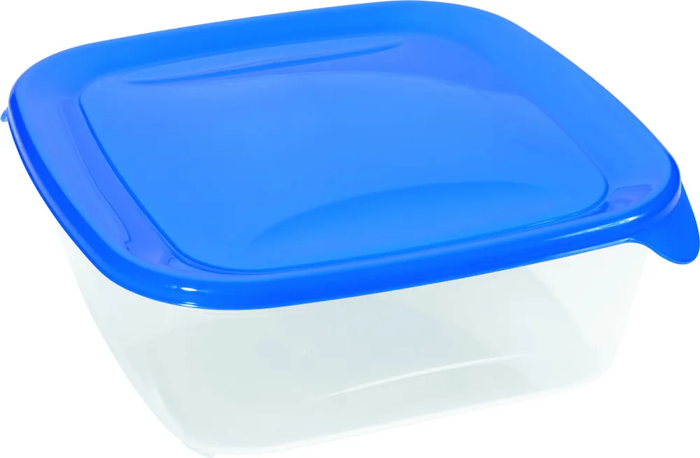 Autentický CURVER - Dóza 1,7l FRESH & GO transparentní s modrým víčkem