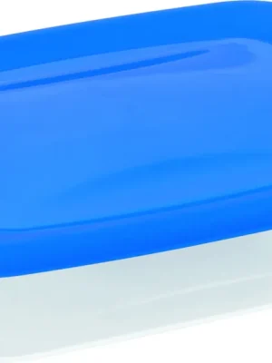 Originální CURVER - Dóza 0,5l FRESH & GO transparentní s modrým víčkem