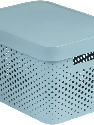 Speciální Cena CURVER - Box úložný 17l s víkem světle šedý