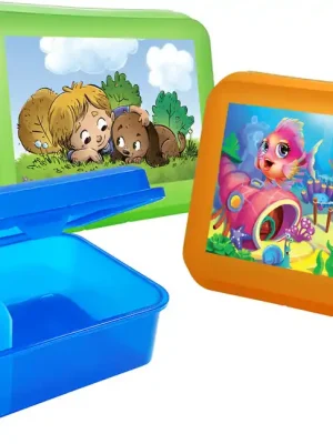 Zlevněný TVAR - Box svačinový s vložkou Ryba,pes různé motivy