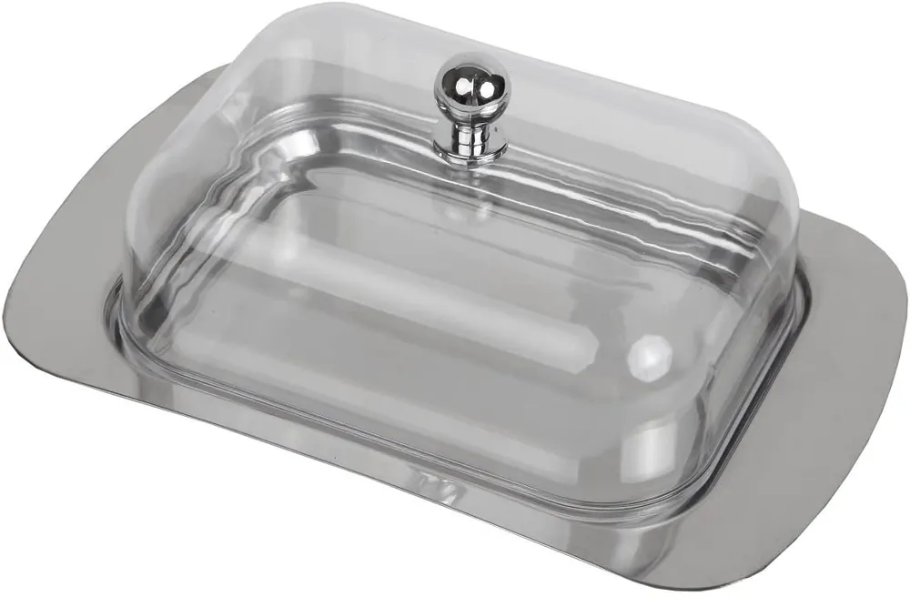 Nejlepší Cena PROHOME - Dóza na máslo s průhledným víkem 18,6x12x6,5cm