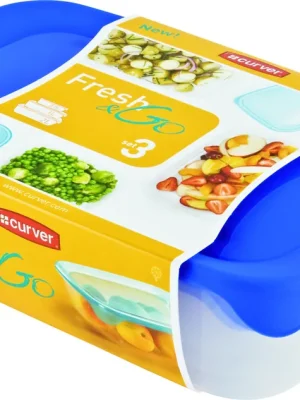 Expresní Doručení CURVER - Dóza sada 2l, 1l a 0,5l SET FRESH&GO