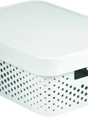CURVER - Box úložný s víkem 11L bílý Finální Výprodej