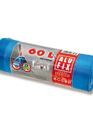 ALUFIX - LD sáčky na odpad 60l/15ks zatahovací Sezónní Sleva