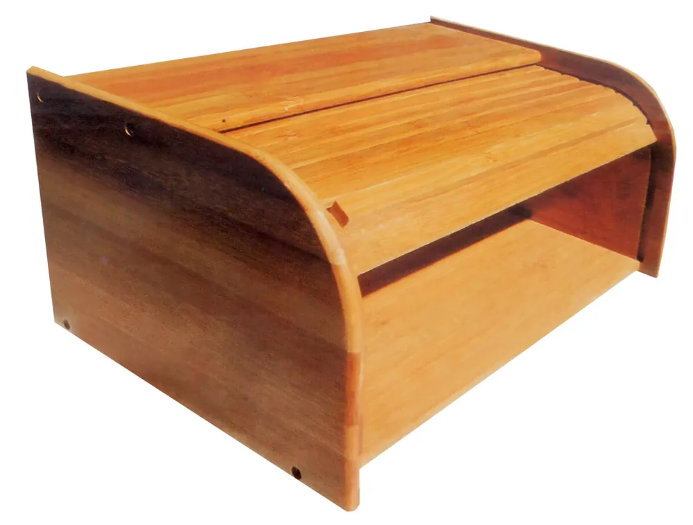 PROHOME - Chlebník bambus 38x23x19cm Nízká Cena