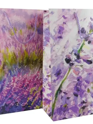 Cenově Výhodný PROHOME - Taška dárková 31x40x12cm Levandule různé motivy