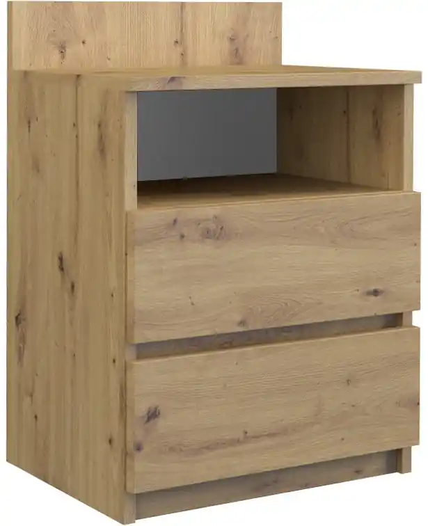Akční Nabídka Noční stolek MALWA M1 Dub artisan
