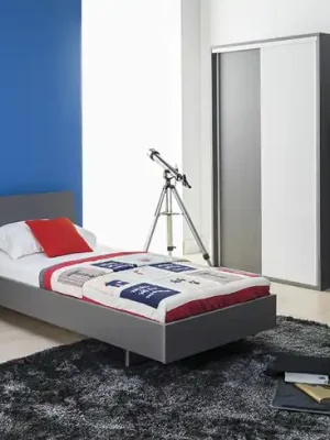 Sestava ZONDA 2 šedá / bílý lesk Víkendová Akce