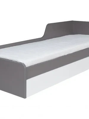 Akční Nabídka Postel ZONDA Z21 šedá / bílý lesk