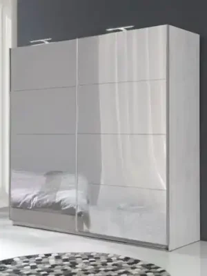 Sezónní Sleva Šatní skříň DIONE D01 borovice norská + zrcadlo