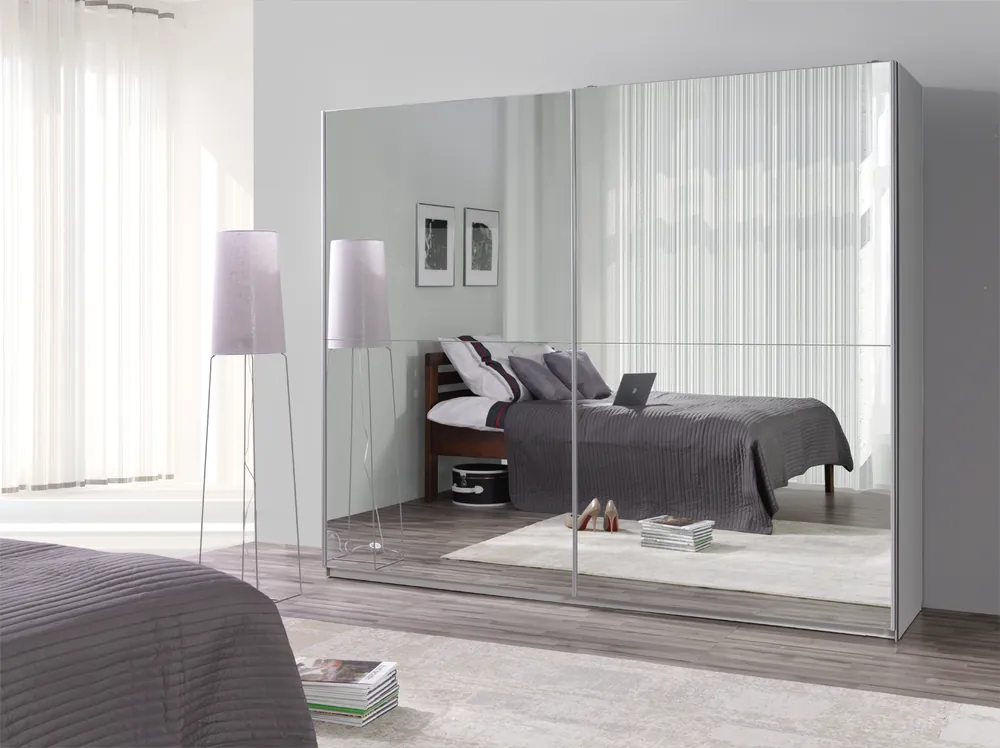 Rychlé Dodání Šatní skříň LUX 27 zrcadla