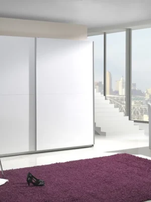 Výhodná Nabídka Šatní skříň LUX 3 bílý lesk