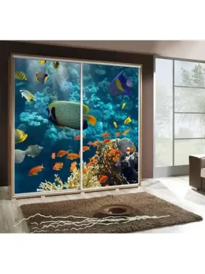 Nejlepší Volba Šatní skříň PENELOPA 205 Akvarium 1