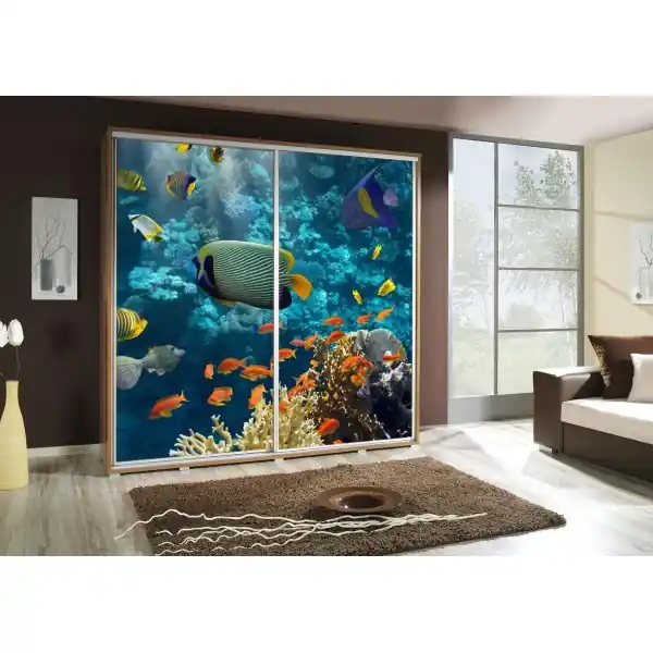 Nejlepší Volba Šatní skříň PENELOPA 205 Akvarium 1
