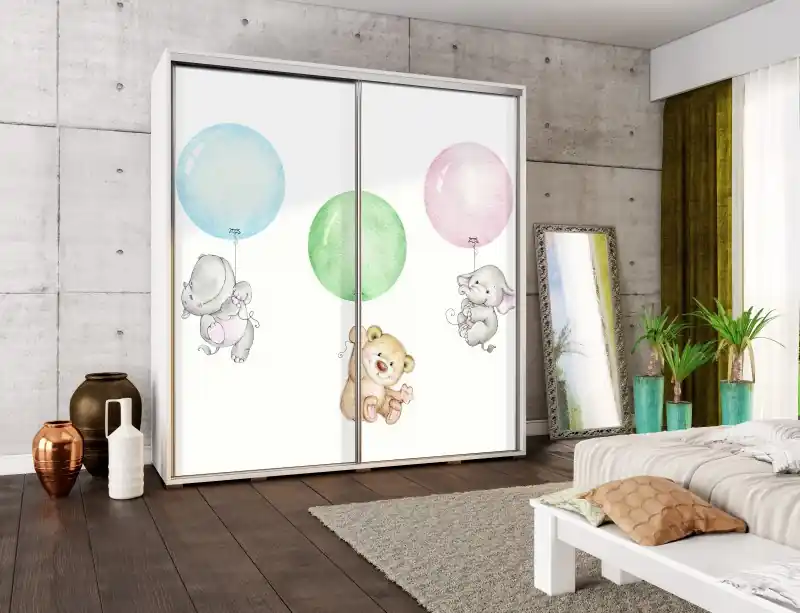 Šatní skříň PENELOPA 205 Balónky 2 Sezónní Sleva