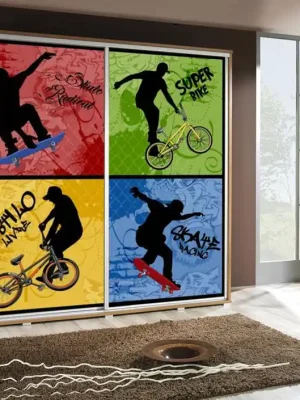 Šatní skříň PENELOPA 205 Skate 1 Nejprodávanější