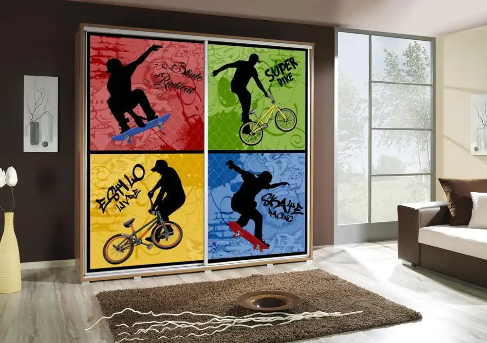 Šatní skříň PENELOPA 205 Skate 1 Nejprodávanější