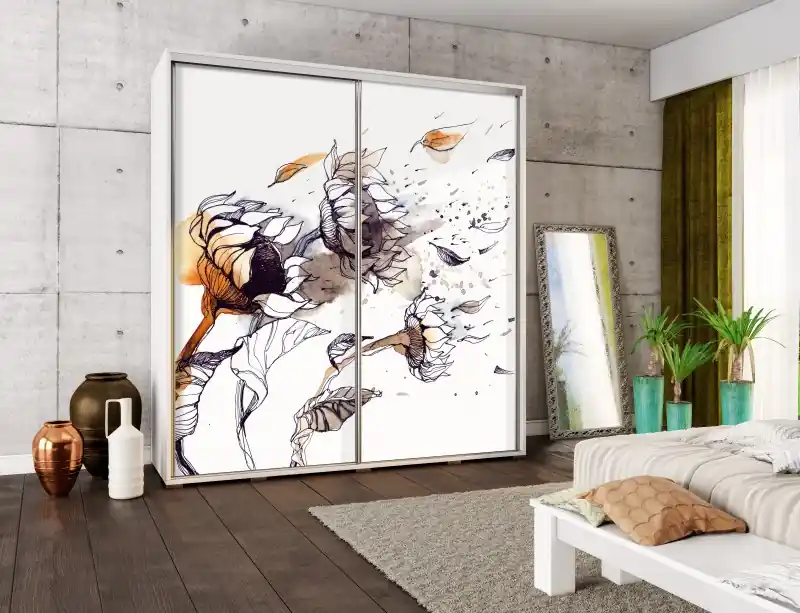 Šatní skříň PENELOPA 205 Slunečnice Nejlepší Volba