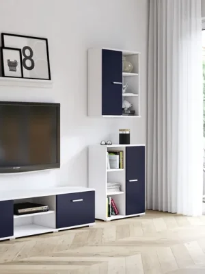 Obývací sestava FIGO B - Marine blue mat Rychlé Dodání