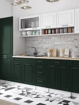 Koupit Online Kuchyňská linka BIRGID 300cm - Bílá + green
