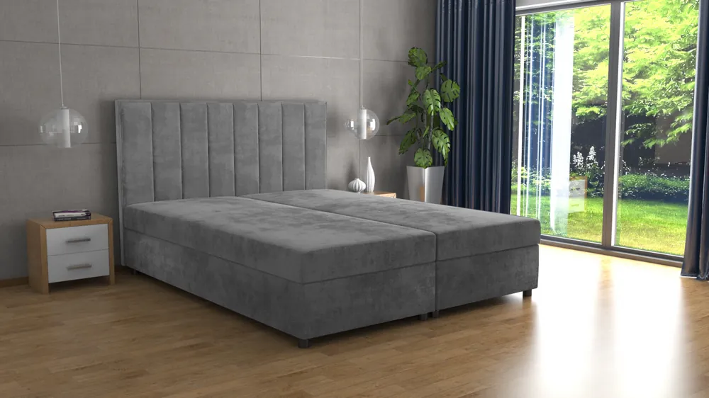 Postel VIKI 180x200 šedá Poslední Šance