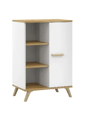 Komoda RALF 02 Bílá + dub artisan Nejprodávanější