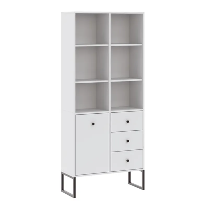 Kup Teď Knihovna LINEA 1D3S bílá