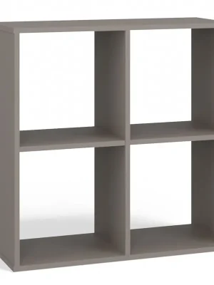Oblíbený Regál MALAX 2x2 hnědošedý