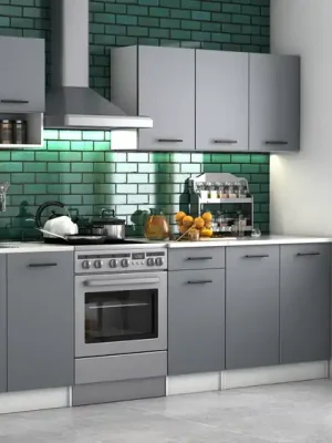 Kuchyňská linka DAGA II 320 SL6 - antracit Oblíbený